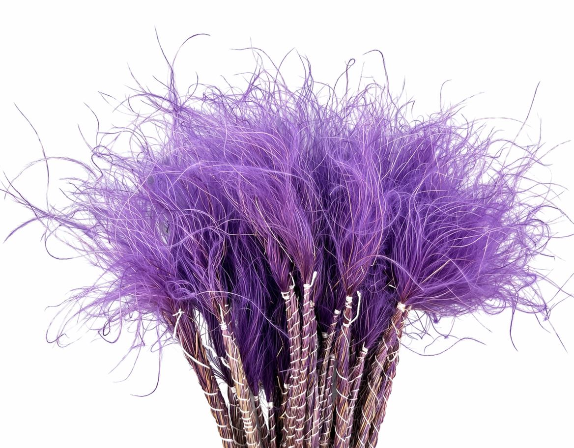 Dried Stypha Penata Lavender(10 Toef) Bunch